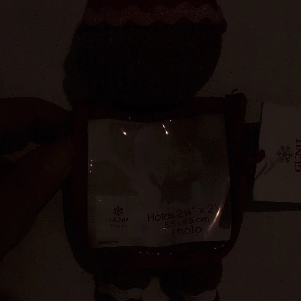 Gund Festive Gingerbread Photo Frame - Brown and Red